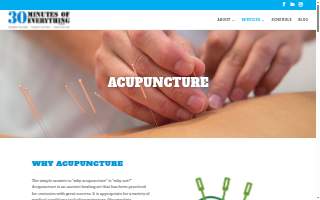 30 Minutes of Everything Japanese Acupuncture