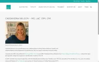 Cassandra Nelson website