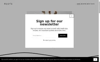 Roots Acupuncture & Apothecary website
