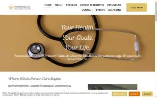 Magnolia Wellness Center website