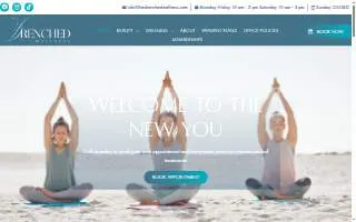 Drenched Wellness website