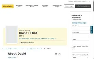 Edward Jones - Financial Advisor: David I Flint, CFP® website