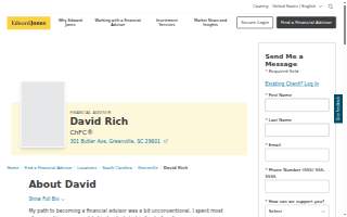 Edward Jones - Financial Advisor: David Rich, ChFC®
