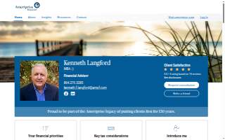 Kenneth Langford - Financial Advisor, Ameriprise Financial Services, LLC