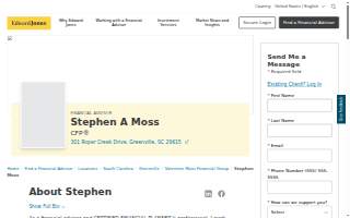 Edward Jones - Financial Advisor: Stephen A Moss, CFP®