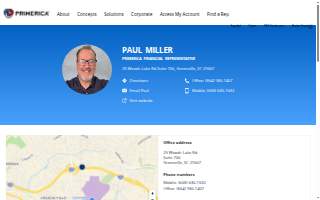 Paul Miller: Primerica - Financial Services