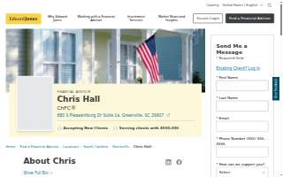 Edward Jones - Financial Advisor: Chris Hall, ChFC®