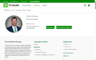 Shane George - TD Wealth Financial Advisor