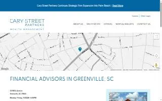 Cary Street Partners of Greenville website