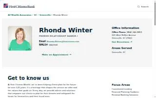 Rhonda Winter website