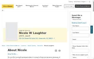 Edward Jones - Financial Advisor: Nicole W Laughter, CFP®|CKA®