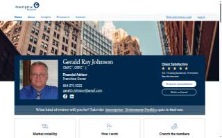 Gerald Ray Johnson - Financial Advisor, Ameriprise Financial Services, LLC