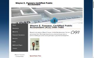 Wayne E. Fussaro Certified Public Accountant