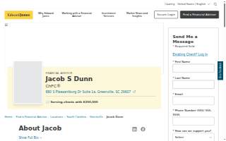 Edward Jones - Financial Advisor: Jacob S Dunn, ChFC®