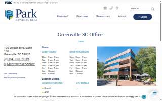 Park National Bank: Greenville SC Office
