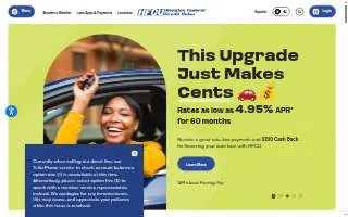 Houston Federal Credit Union website