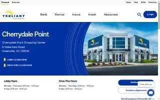Truliant Federal Credit Union Cherrydale website