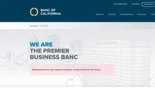 Banc of California website