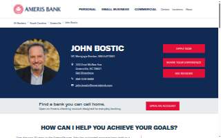 John Bostic - Ameris Bank Mortgage