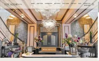 The Altar Spa website