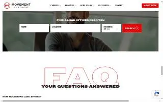 Andy Pfaffl - Movement Mortgage website