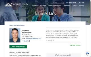 John A. Atkins, Mortgage Equity Partners LLC