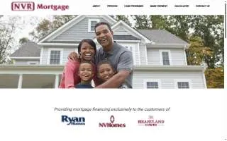 NVR Mortgage Finance Inc of Greenville website