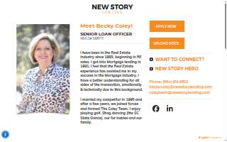 New Story Lending, LLC | Becky Coley | Greenville, SC