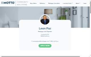 Leon Paz Motto Mortgage Community Solutions