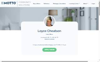 Loyce Cheatson Motto Mortgage Community Solutions