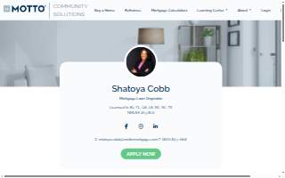 Shatoya Cobb Motto Mortgage Community Solutions