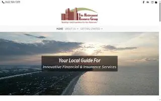 Retirement Resource Group of Greenville website