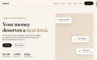 Credit Repair in Greenville/Spartanburg, NuLevel Enterprises website
