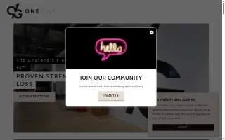 One Gym of Greenville website