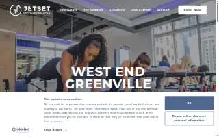 JETSET Pilates West End Greenville website