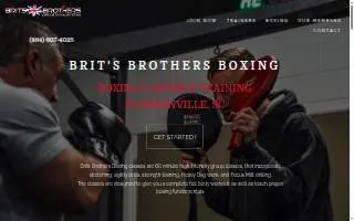 Redemption Boxing website