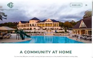 Greenville Country Club website