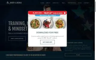 Body By Bona - Personal Trainer & Nutritionist website