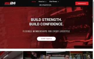Pro Fitness 24-Elite Fitness, Nutrition & Sports Performance website