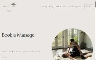 Balance Bodywork & Yoga website