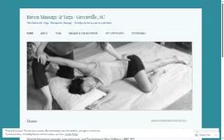 Raven Massage & Yoga website