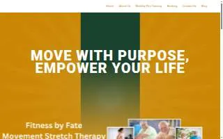 Fitness by Fate - Movement & Stretch Therapy Greenville SC website