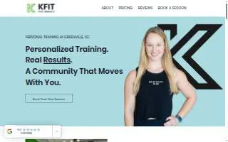 KFit Performance | Personal Trainer & Gym website