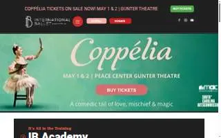 International Ballet Academy of Greer website