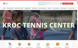 Kroc Tennis Center website