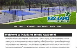 Haviland Tennis Academy website