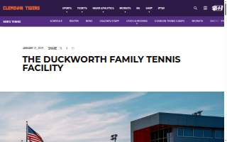 Duckworth Family Tennis facility