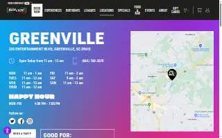 Main Event Greenville website