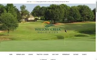 Willow Creek Golf Club website