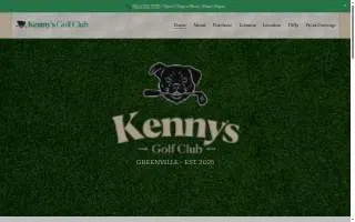 Kenny's Golf Club website